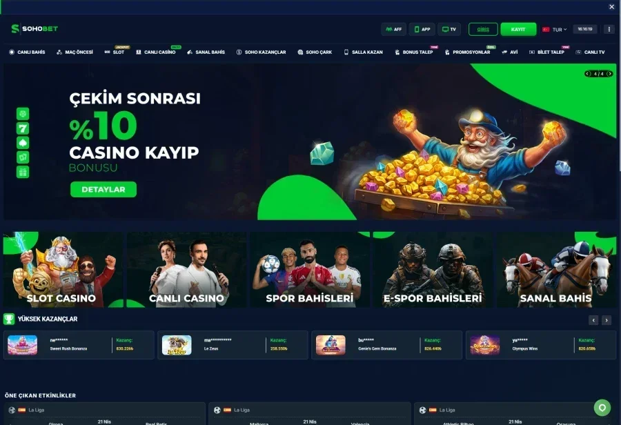 Sohobet ekran görüntüsü